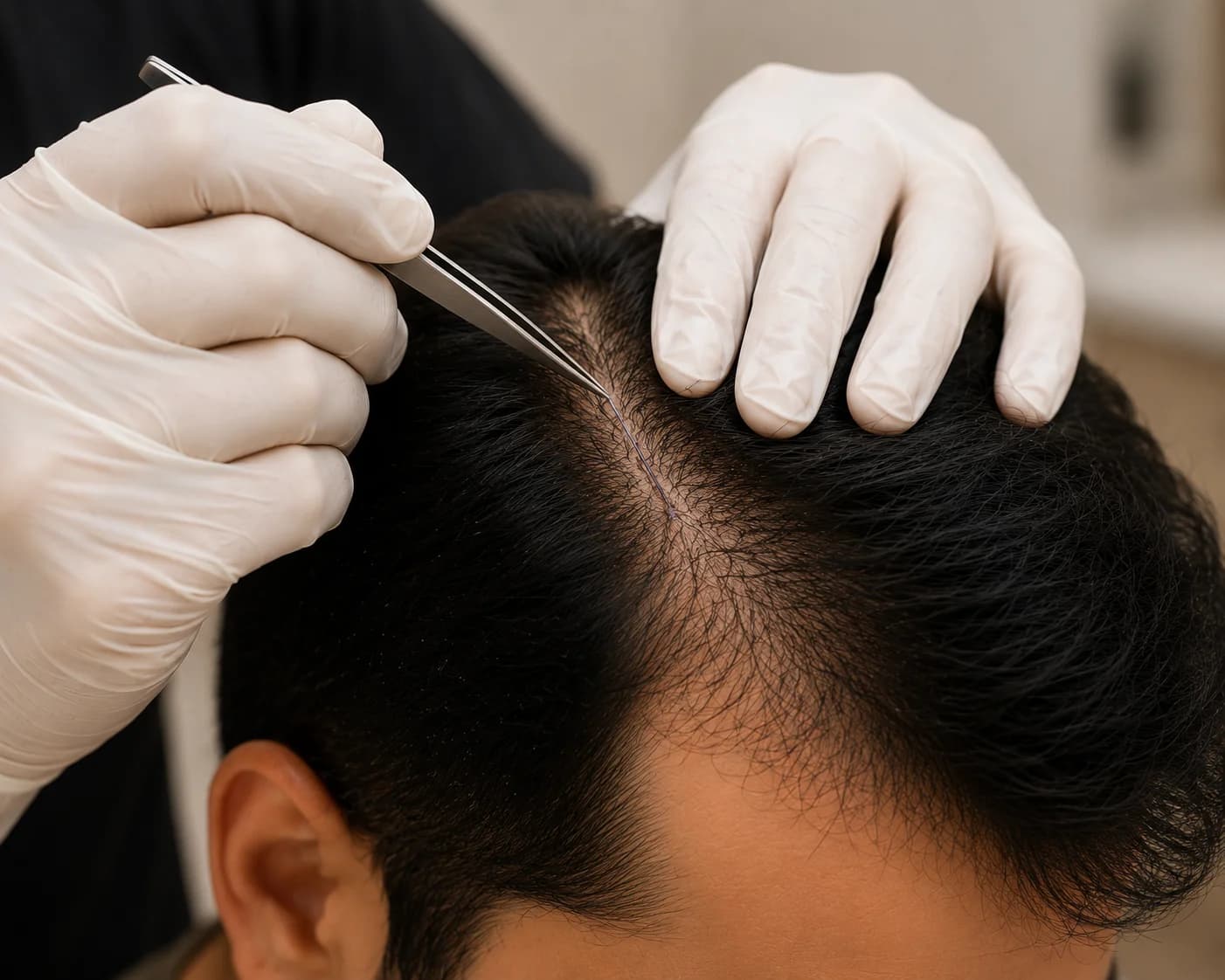 Fig. 01 Hair Thread Treatment